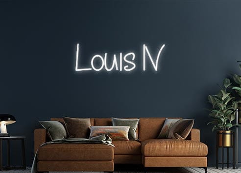 Design Your Own Sign Louis IV