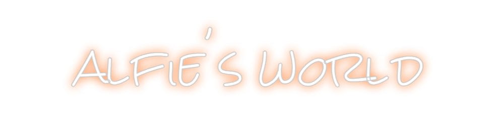 Design Your Own Sign alfie's world