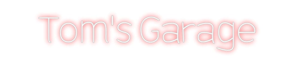 Design Your Own Sign Tom's Garage