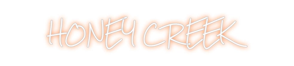 Design Your Own Sign HONEY CREEK