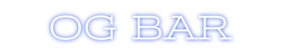 Design Your Own Sign OG BAR
