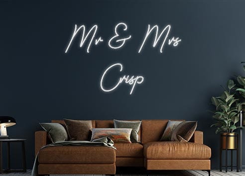 Design Your Own Sign Mr & Mrs
Cr...