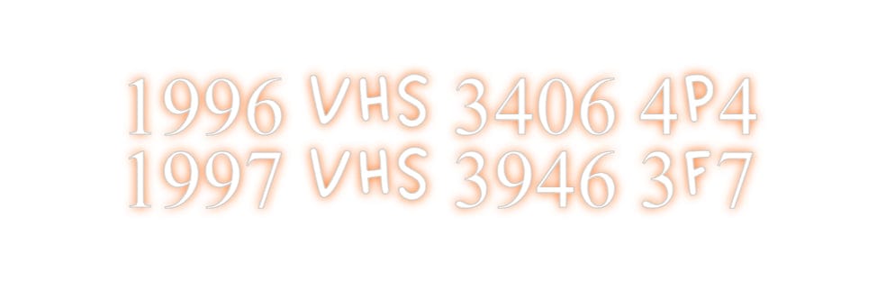 Design Your Own Sign 1996 VHS 3406...