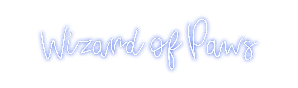 Design Your Own Sign Wizard of Paws