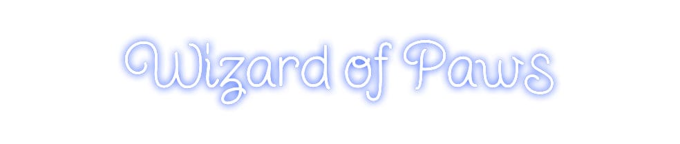 Design Your Own Sign Wizard of Paws