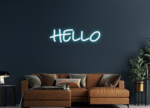 Design Your Own Sign hello