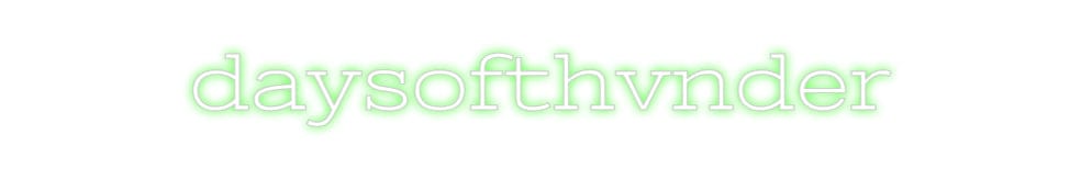 Design Your Own Sign daysofthvnder