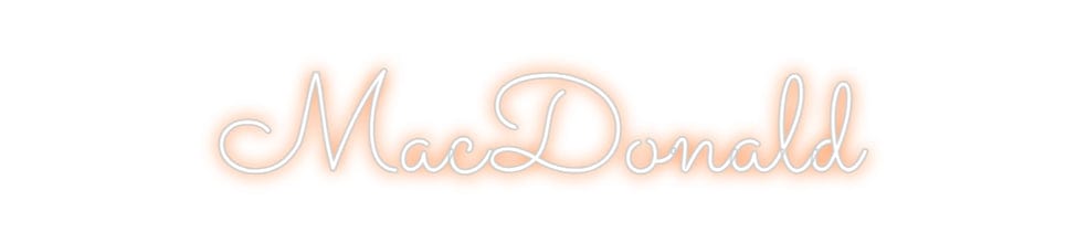 Design Your Own Sign MacDonald