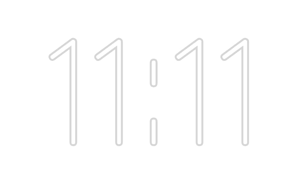 Design Your Own Sign 11:11