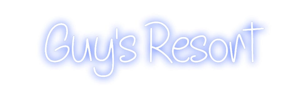 Design Your Own Sign Guy's Resort