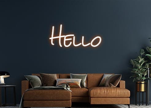 Design Your Own Sign Hello