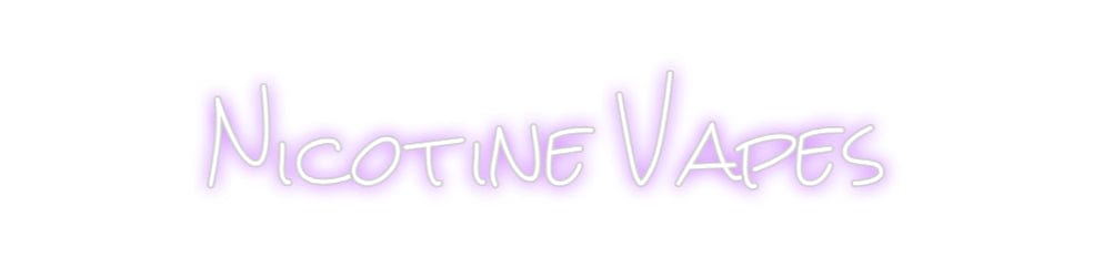 Design Your Own Sign Nicotine Vapes