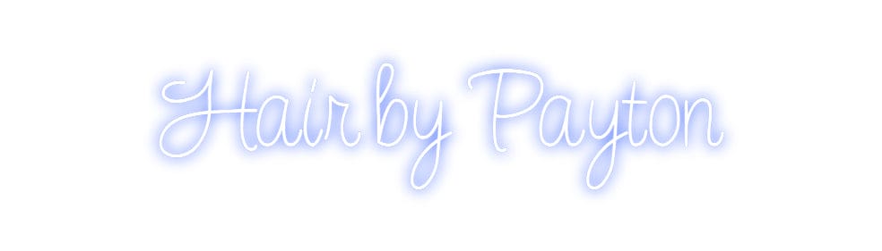 Design Your Own Sign Hair by Payton