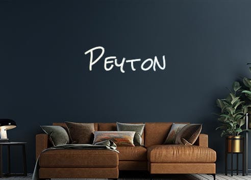 Design Your Own Sign Peyton