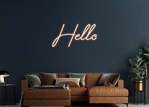 Design Your Own Sign Hello