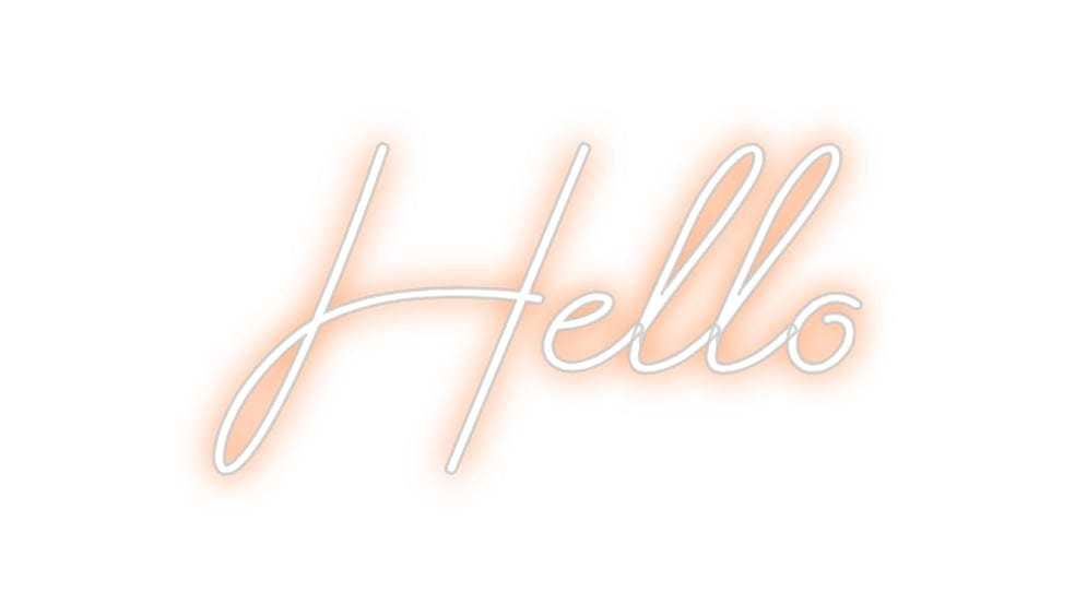 Design Your Own Sign Hello