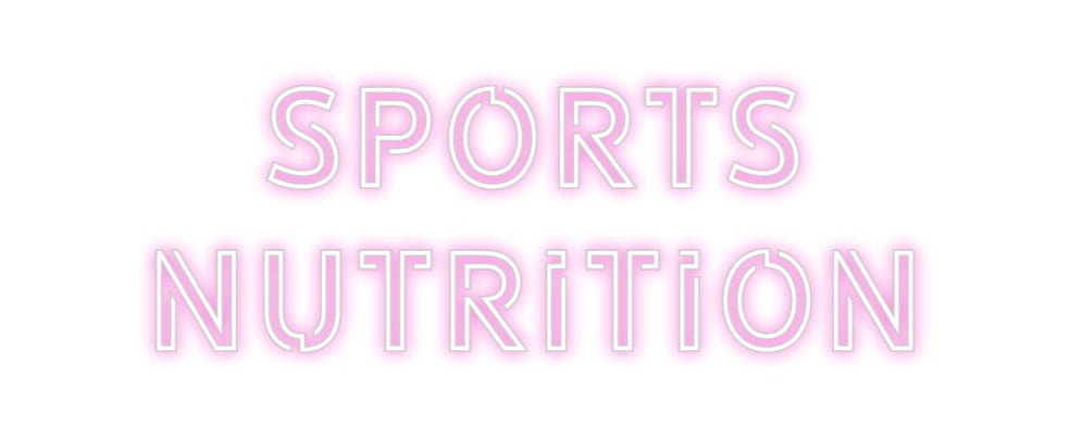 Design Your Own Sign sports
nutr...
