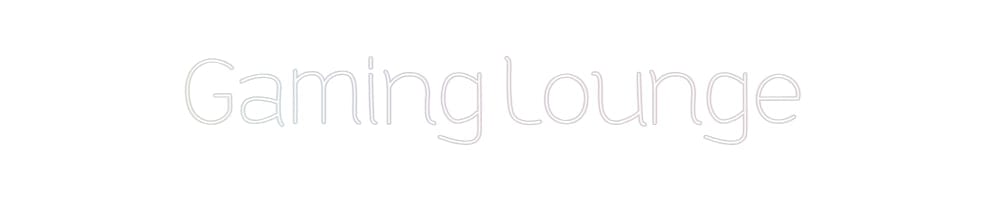 Design Your Own Sign Gaming Lounge