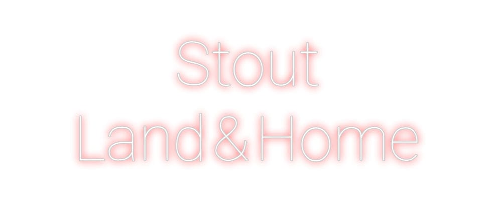 Design Your Own Sign Stout
Land ...