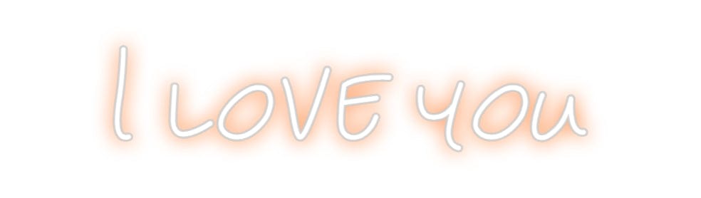 Design Your Own Sign I love you