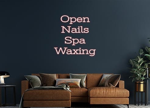 Design Your Own Sign Open
Nails
...