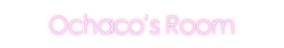 Design Your Own Sign Ochaco’s Room