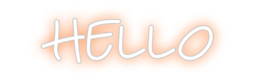 Design Your Own Sign hello