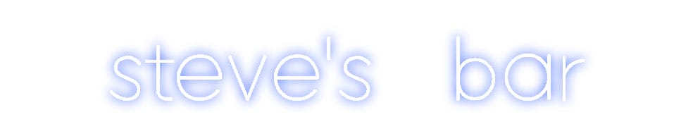 Design Your Own Sign steve's bar