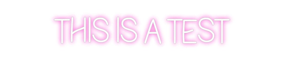 Design Your Own Sign THIS IS A TEST