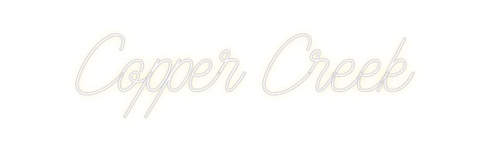 Design Your Own Sign Copper Creek