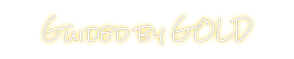 Design Your Own Sign Guided by GOLD