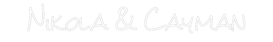 Design Your Own Sign Nikola & Cayman