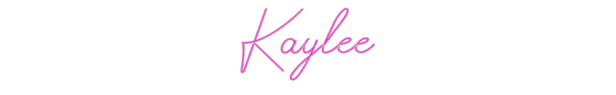 Design Your Own Sign Kaylee
