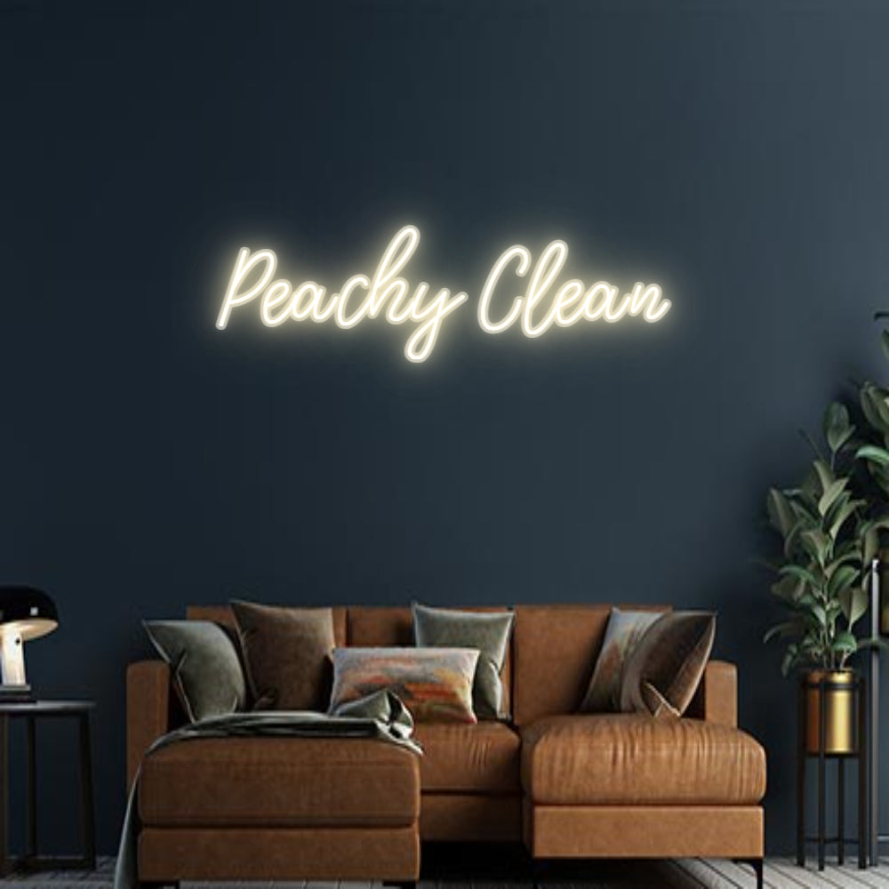 Design Your Own Sign Peachy Clean