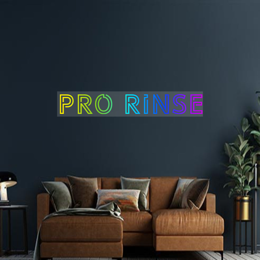 Design Your Own Sign Pro Rinse