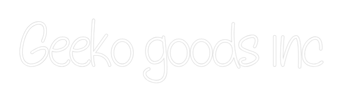 Design Your Own Sign Geeko goods inc