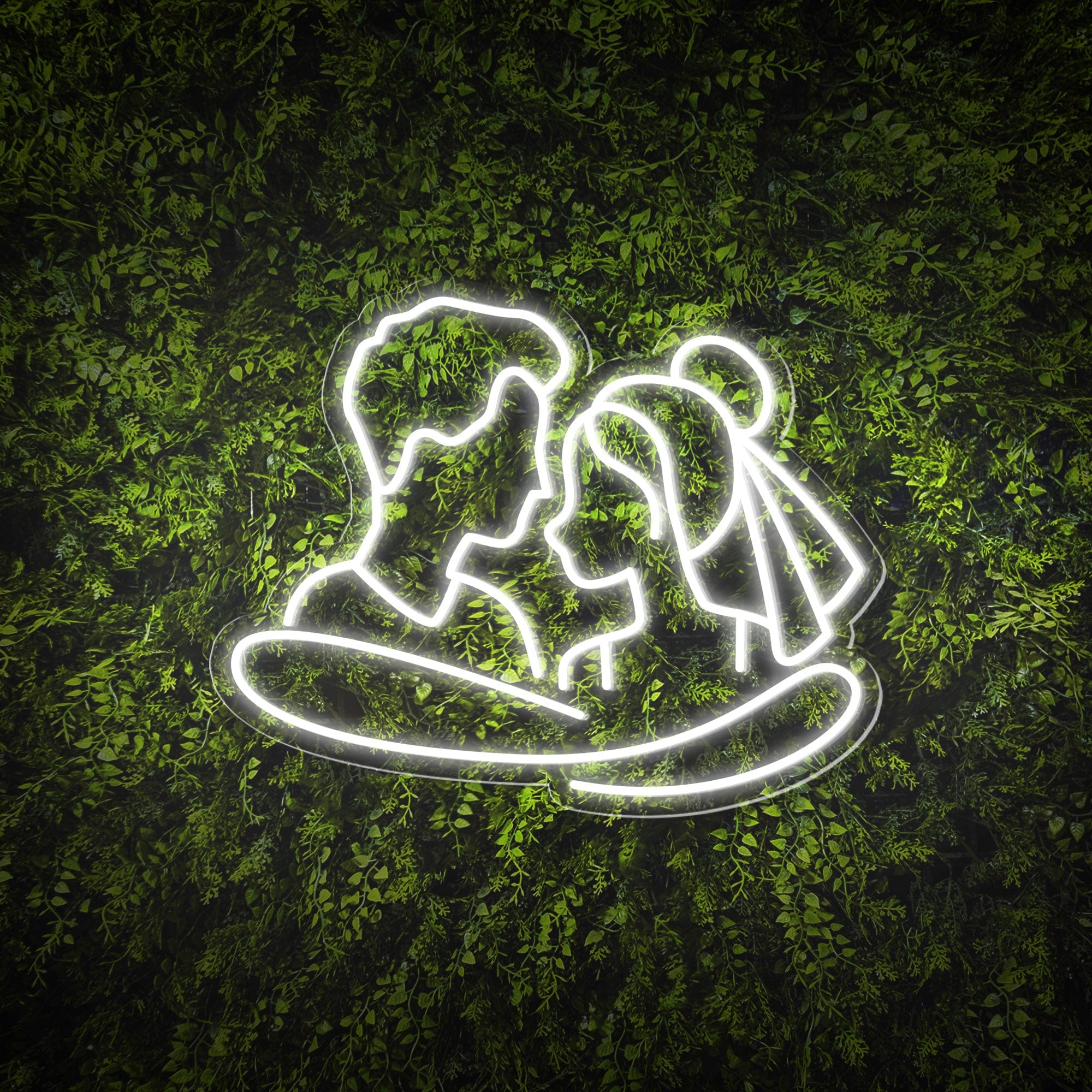 Shop Neon Wedding Sign of A Cuddling Couple – NeonWill