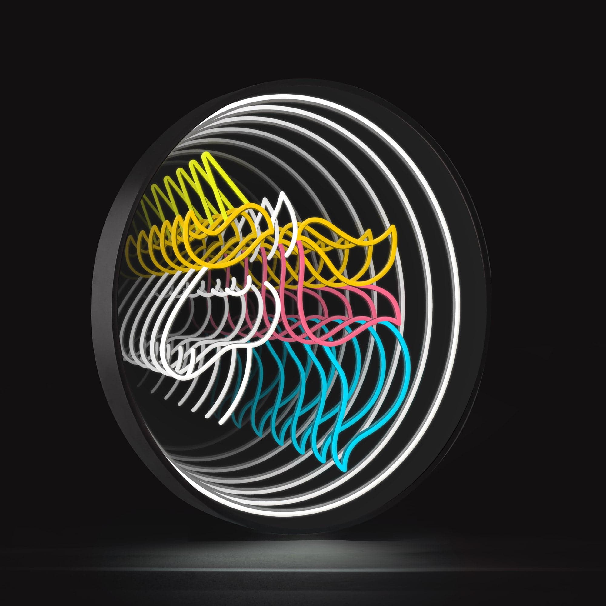 Unicorn Infinity Mirror LED Sign
