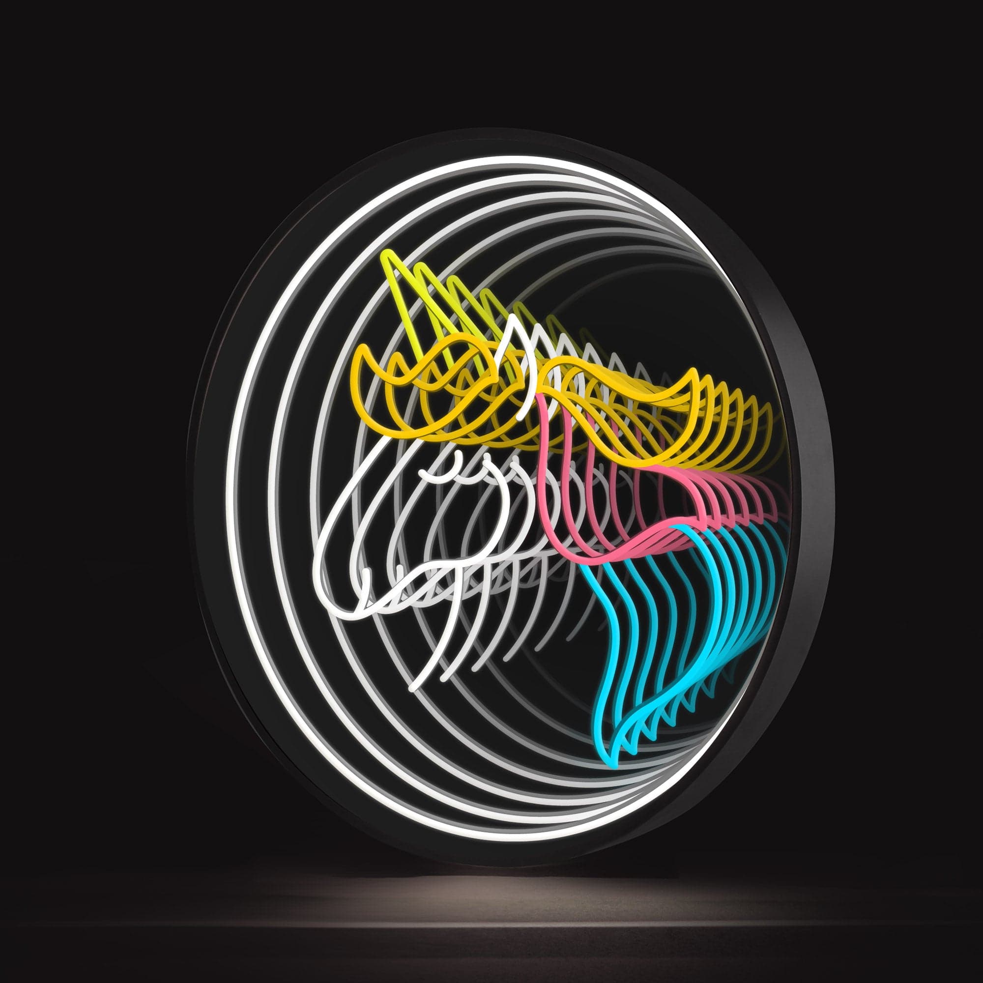Unicorn Infinity Mirror LED Sign