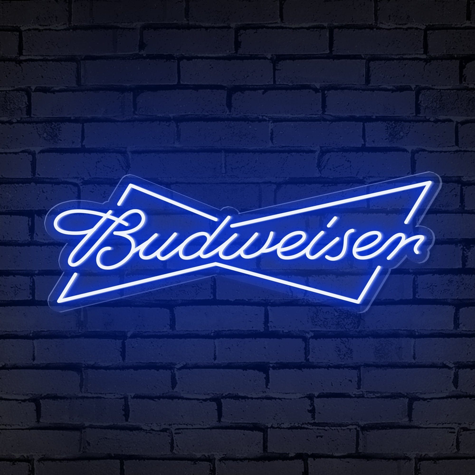 "Budweiser" Bow-Tie Logo Neon Sign