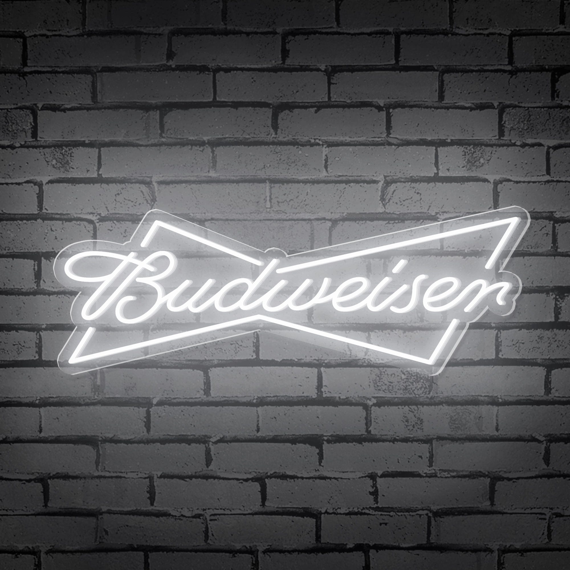 "Budweiser" Bow-Tie Logo Neon Sign