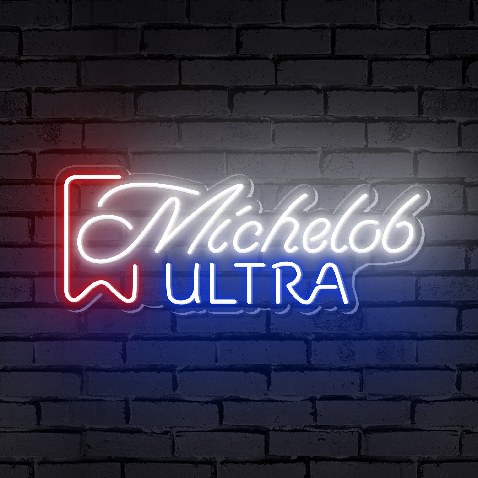 "Michelob Ultra" Words Logo Neon Sign