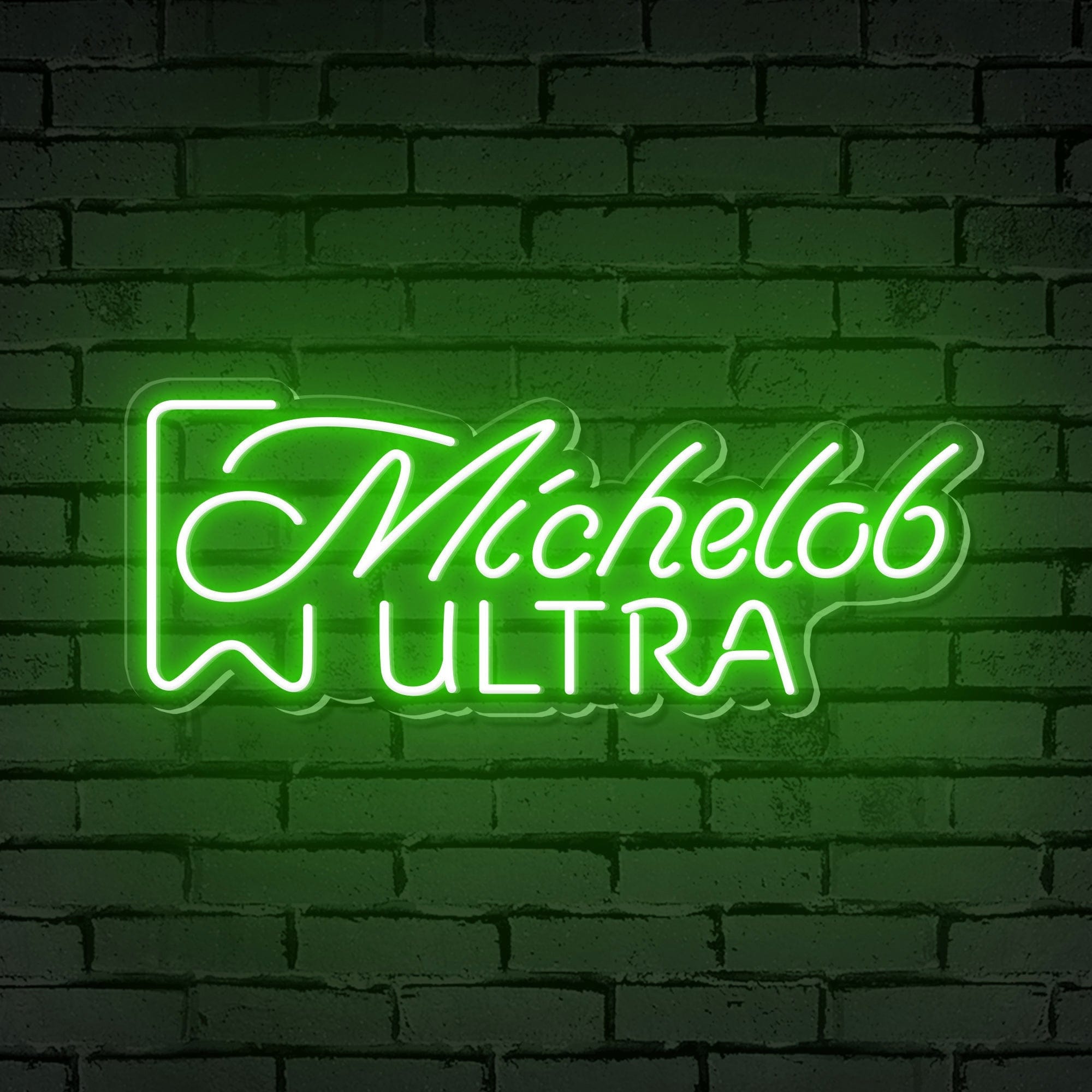 "Michelob Ultra" Words Logo Neon Sign