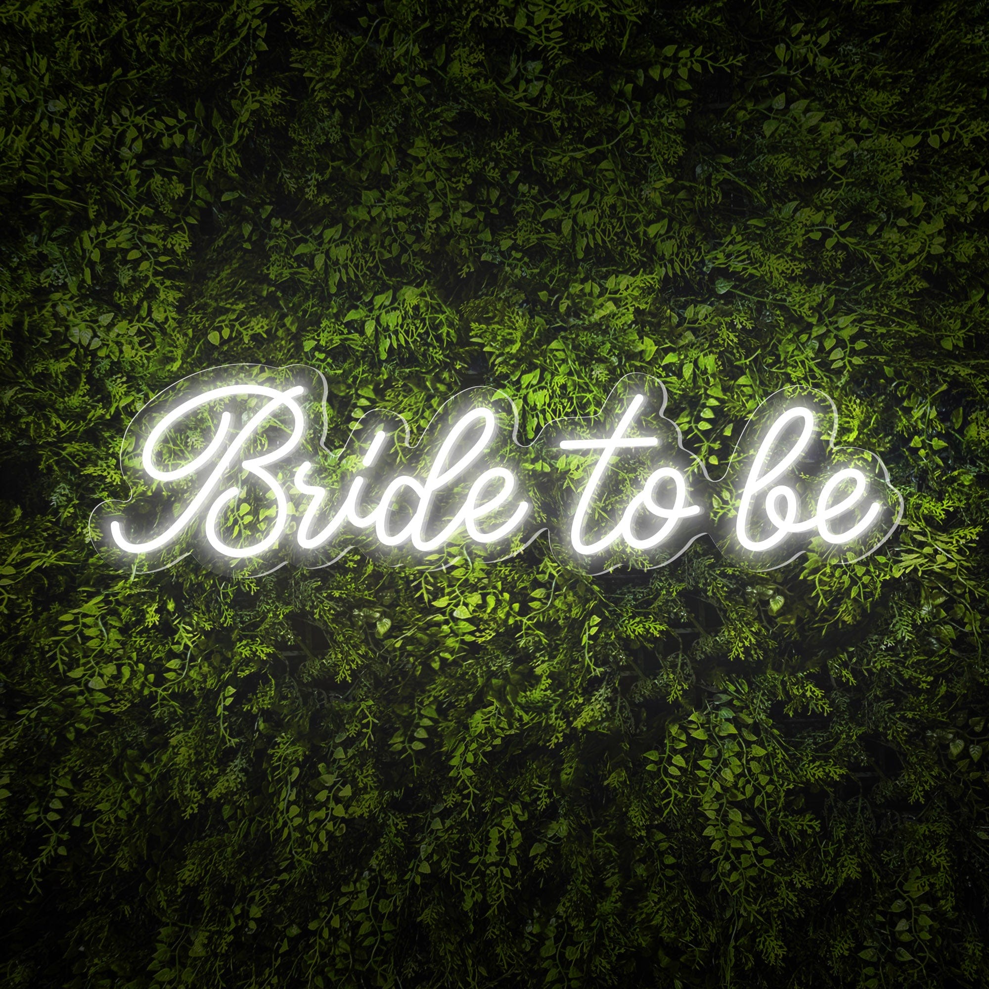 "Bride to be" Words Neon Sign