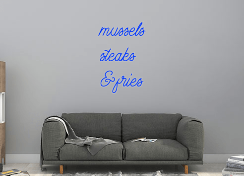 Design Your Own Sign mussels
stea...