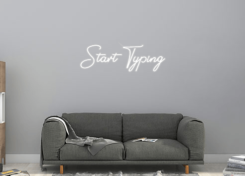 Design Your Own Sign Start Typing