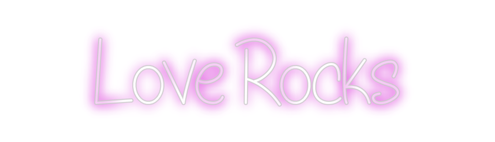 Design Your Own Sign Love Rocks