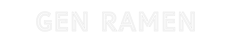 Design Your Own Sign Gen Ramen