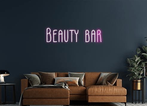 Design Your Own Sign Beauty bar