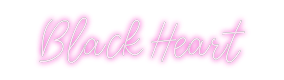 Design Your Own Sign Black Heart